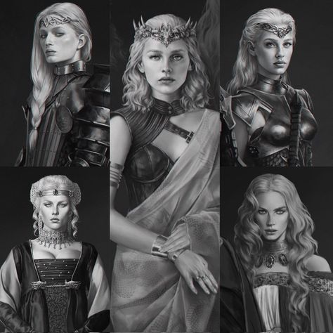 (2) 💭 on X: "targaryen women by denis maznev. https://t.co/p8PolFMnXt" / X Deanyres Targaryen, Targaryen Women Art, Denis Maznev, Targaryen Women, Targaryen Art, House Of Dragons, Dragon Drawing, Women Art, Got Books