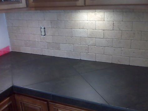 20in. porcelain kitchen counter top.. - Ceramic Tile Advice Forums - John Bridge Ceramic Tile Ceramic Countertops, Tile Countertops Kitchen, Porcelain Kitchen, Porcelain Countertops, Kitchen Remodel Countertops, Tile Counters, Countertops Bathroom, Outdoor Kitchen Countertops, Kitchen Ceramic