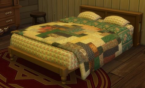 1890s Furniture, Sims Stories, Quilted Bedding, Sims 4 Bedroom, Sims 4 Game Mods, Hairstyle Tutorials, Sims 4 Cc Folder, Sims 4 Gameplay, Sims Games