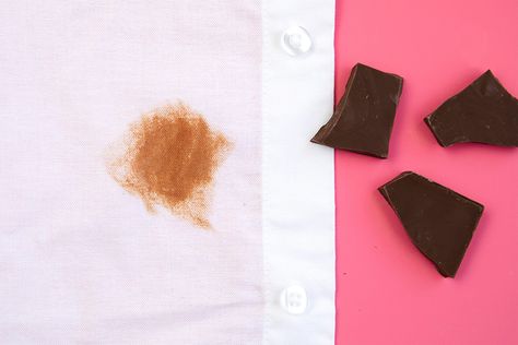 Chocolate Stain Remover, How To Remove Chocolate Stains, How To Get Chocolate Stains Out Of White, Removing Chocolate Stains, Diy Stain Remover, Stain Removal Guide, Chocolate Stains, Craft Recipes, White Slacks