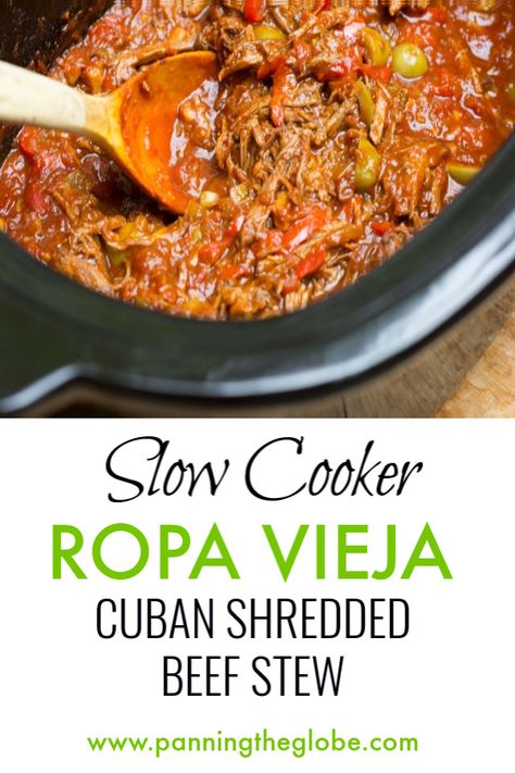 Slow Cooker Ropa Vieja Crockpot, Ropa Vieja Crock Pot, Spanish Beef Stew Crock Pot, Ropa Vieja Recipe Crockpot, Crockpot Ropa Vieja Recipes, Cuban Ropa Vieja Recipe Slow Cooker, Cuban Pot Roast, Slow Cooker Ropa Vieja, Tops Vieja