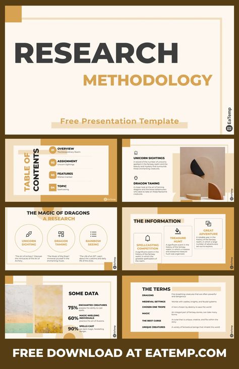 Research Methodology PPT Presentation Template - Free PowerPoint Templates, Google Slides, Figma Deck And Resume Ppt Theme Free Presentation Templates, Thesis Presentation Powerpoint, Thesis Presentation, Powerpoint Examples, Design Methodology, Research Methodology, Research Process, Ppt Themes, Ppt Template Design