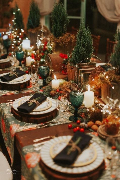 Crhitsmas Ideas, Christmas Dinner Decorations, Food Christmas, Deco Table Noel, Christmas Dining Table, Xmas Dinner, Christmas Dinner Table, Christmas Dinner Party, Christmas Themes Decorations