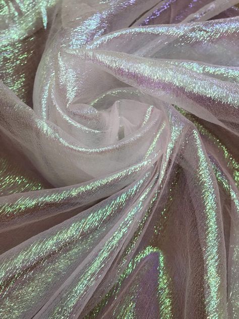 Iridescent Fabric, Stylish Scarves, Organza Fabric, Bridal Outfits, Sewing Stores, Event Decor, Beautiful Fabric, Beautiful Colors