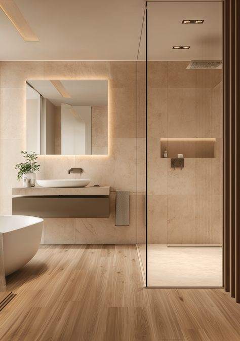 21 Stunning Japandi Style Bathroom designs for a Zen-Like Retreat Modern Japanese Bathroom, Japandi Style Bathroom, Bathroom Scandinavian Style, Scandinavian Bathroom Design Ideas, Zen Style Interior, Scandinavian Bathroom Design, Zen Bathroom Design, Japanese Style Bathroom, Japandi Bathroom