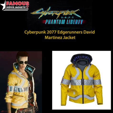 Cyberpunk 2077 Edgerunners David Martinez Jacket David Martinez's jacket can be acquired by completing a newly added side job called Over the Edge. The quest is easy to complete, as it only ... Visit BY: Famous Movie Jackets David Martinez Cyberpunk, Cyberpunk 2077 Edgerunners, Edgerunners David, Cyberpunk Jacket, David Martinez, Over The Edge, Famous Movies, Side Jobs, Cyberpunk 2077