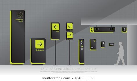 geen graphy's Portfolio on Shutterstock Exterior Signage Design, Hospital Wayfinding, Traffic Signage, Hospital Signage, Signs Design, Wayfinding Signage Design, Wayfinding Signs, Directional Signage, Navigation Design