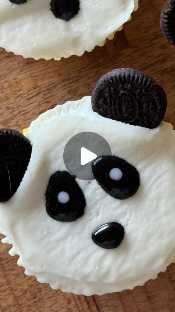 Deli Sweet on Instagram‎: "How adorable is this panda cupcake? 🐼 🧁Too cute to eat! 

******************************************
#CupcakeLove #panda #SweetTreats #BakingJoy #DessertArt #CutenessOverload #InstaDesserts #BakingAddict #Foodie #bakerlife 
 #HomemadeGoodness 
#BakingDay 
#freshbaked 
#cookies #cute #custom #fun #explore #explorepage #explorepage✨ #cookies🍪 #cook 
#اکسپلور #اکسپلور_اینستاگرام 
#کیک_خانگی 
#کیک_خونگی #پاندا #کیک_اسفنجی"‎ Panda Cupcake, Panda Cupcakes, Cookies Cute, Panda Cookies, Freshly Baked, Too Cute, Sweet Treats, Cupcake, Baking