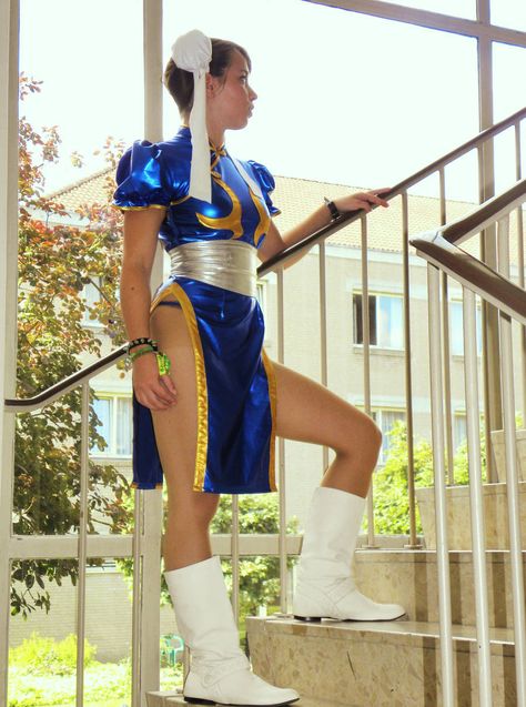 Chun-Li Cosplay Abunaicon by Ichigo-Kuro on DeviantArt Street Fighter Costumes, Chun Li Costume, Chun Li Cosplay, Street Fighter Cosplay, Chun Li Street Fighter, Female Fighter, Chun Li, Halloween Inspo, Halloween Disfraces