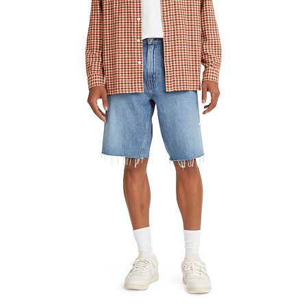 Mens Jean Shorts Outfits, Mens Denim Shorts Outfits, Men Jean Shorts, Denim Shorts Men, Trash Party, Loose Fit Denim, Jean Short Outfits, Denim Shorts Outfit, Mens Shorts Outfits