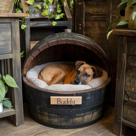 Pallet dog beds