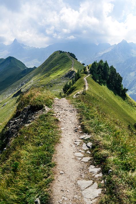 Mounteneering Hiking, Hiking In Switzerland, Hiking Trail Aesthetic, Trail Aesthetic, Hiking Path, Asterix Y Obelix, Hiking Mountains, Mountains Hiking, Hiking Photography