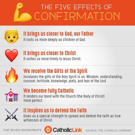 Gallery: The Effects Of Confirmation| Catholic-Link Confirmation Quotes, The Seven Sacraments, 7 Sacraments, Seven Sacraments, Catholic Sacraments, Catholic Confirmation, Gifts Of The Spirit, Catholic Education, Faith Formation