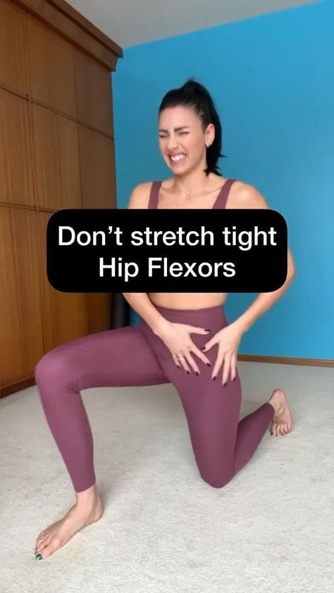 Hip Strengthening Exercises, Hip Flexor Exercises, Tight Hip Flexors, Hip Flexors, Tight Hips, Strengthening Exercises, Back Pain Exercises, Formda Kal, Trening Abs