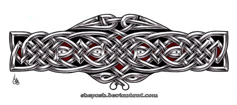 Celtic armband 2 by shepush.deviantart.com on @DeviantArt Celtic Band Tattoo, Celtic Sleeve Tattoos, Men's Tattoos, Celtic Tattoo Designs, Celtic Cross Tattoos, Celtic Band, Celtic Ornaments, Irish Tattoos, Armband Tattoo Design