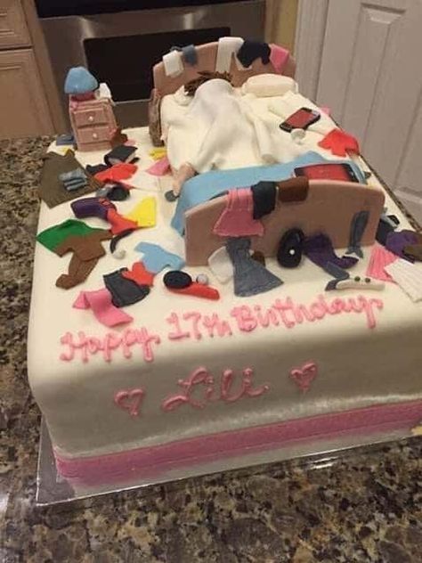 Over 30 Awesome Cake Ideas! - Kitchen Fun With My 3 Sons Cakes For Teenagers, Starbucks Cake, 17 Birthday Cake, Teen Cakes, Butter Pecan Cake, Birthday Cakes For Teens, Adult Birthday Cakes, Funny Birthday Cakes, Pecan Cake