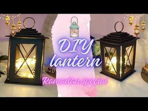 (3) DIY lantern || how to make lantern || ramadan special || crafter son - YouTube Make A Lantern, Lantern Ramadan, Diy Lantern, Ramadan Special, Diy Lanterns, How To Make Lanterns, Ramadan, Lanterns