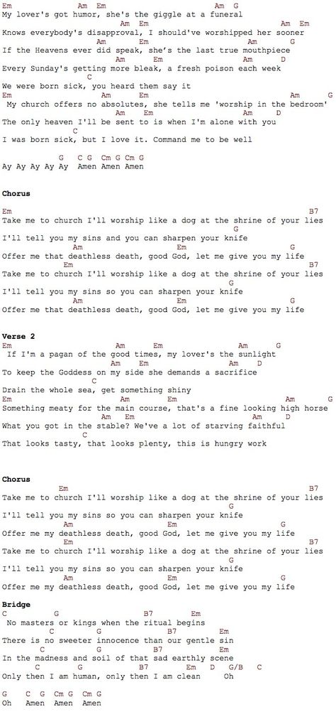 Gutair Chords, Hozier Take Me To Church, Basic Guitar Chords Chart, Song Chords, Easy Guitar Chords, Acoustic Guitar Chords, Guitar Songs For Beginners, Ukulele Chords Songs, Song Writing