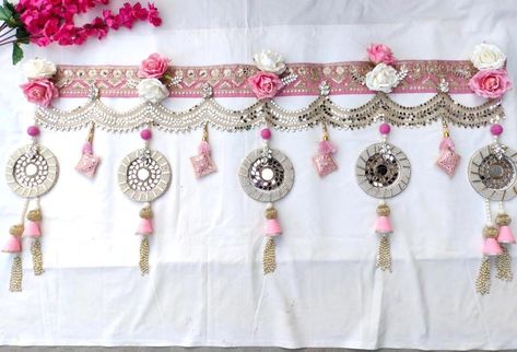 Exclusive... 🥰 pestal shade flory 🌸🌸 Bandhanwar with mirror touch and Kundan work ✨✨✨✨✨ Pestal pinky and classy Toran for your sweet Home 🏡🏡.. Size 40 inch DM us for more details or WhatsApp us on 9867422790 Bandarwal Designs, Toran Designs, Diwali Ideas, Doddle Art, Kundan Work, Diwali Decor, Diwali Diy, T Lights, Diwali Decorations