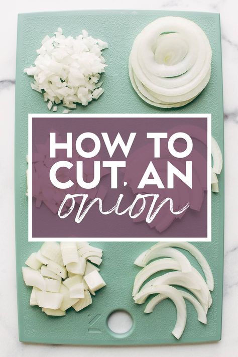 How To Slice Onions, How To Slice An Onion, How To Cut Onion, How To Chop An Onion, How To Cut An Onion, Onion Chopping, Onion Goggles, Cut An Onion, Chopping Onions