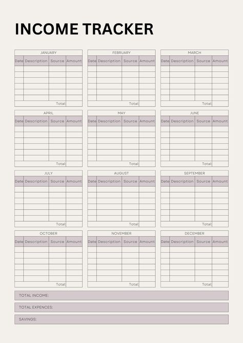 Income Tracker Printable, Income Tracking, Income Log, Monthly Income Tracker, Money Tracker financialplanner #freeblogplanner #plannerfreebies #stylishplanner. Income Tracker Template, Monthly Income Tracker, Income Planner, Budget Planner Ideas, Bakery Theme, Financial Planning Printables, Money Tracker, Income Tracker, 2023 Printable