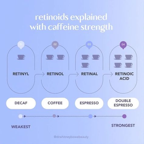 Retinoic Acid vs. Retinal vs. Retinol vs. Retinyl – Dr. Whitney Bowe Beauty Dr Whitney Bowe, Benefits Of Retinol, Minimizing Pores, Retinol Benefits, Retinoic Acid, Flaking Skin, Decaf Coffee, Before Baby, Minimize Pores