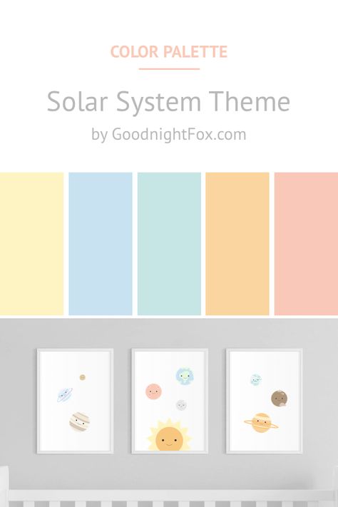 Pastel Color Playroom, Space Nursery Color Palette, Nursery Color Palette Neutral, Gender Neutral Pastel Color Palette, Nursery Colour Scheme Gender Neutral, Gender Neutral Nursery Ideas Colorful, Neutral Nursery Colors Palette, Nursery Colour Palette, Gender Neutral Colour Palette