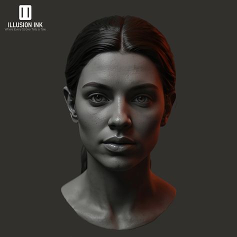 300 Medieval Female Head Sculpt | 8k,  on ArtStation at https://www.artstation.com/artwork/n0gaB1 Medieval Female, Zbrush Anatomy, Head Anatomy, Face Anatomy, Female Head, Female Face, Character Design References, Design Reference, Zbrush