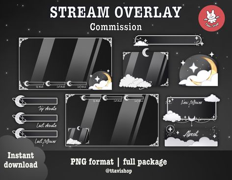 Twitch Stream Overlay, Diy Streamers, Starry Night Wallpaper, Twitch Streaming Setup, Streaming Setup, Dark Witch, Stream Overlay, Twitch Stream, Dark Style