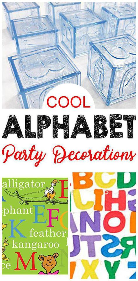 Alphabet Birthday Party Decorations, Letter Party Ideas, Alphabet Party Theme, Alphabet Party Decorations, Alphabet Birthday Party Theme, Alphabet Party Ideas, Abc 123 Birthday Party Ideas, Abc Theme Birthday Party, Abc Birthday Party Ideas