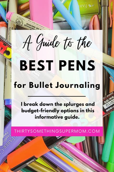 Best Journaling Pens, Bullet Journal Pens, Best Bullet Journal Pens, Pens For Bullet Journaling, Journal Pens, Journaling Pens, Journal 2024, Bullet Journal How To Start A, 2024 Ideas