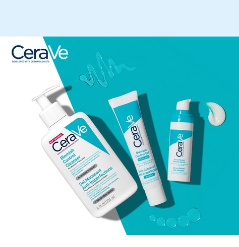 Acne can be caused by the use of unsuitable cosmetics that have disrupted the microbiome of your skin, which is now prone to inflammation. Therefore, reach for products from the Blemish Control range by CeraVe. The cleansing gel will not only gently remove impurities, but also delicately exfoliate the skin thanks to its acid content. The serum and gel will effectively repair the skin and prevent the scars and blemishes that can accompany acne. Cerave Skincare, Acne Gel, Cream Cleanser, Cleansing Gel, Eye Cream, Moisturizer Cream, Pharmacy, Serum, Im Not Perfect