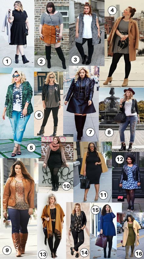 Inspirações de looks plus size para o outono/inverno 2018  Acesse: https://feirashop.com.br/moda/16-looks-plus-size-outono-inverno/ Fall Casual Outfits Women Plus Size, Clothing Styles For Plus Size Women, Women’s Business Casual Plus Size, Size 16 Style Ideas, Size 16 Fall Fashion For Women, Plus Size Outfit Ideas Winter, Petite Plus Size Fall Outfits, Plus Business Casual Outfits Plus Size, Womens Plus Size Fall Outfits