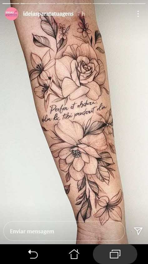 Girls Tattoo Sleeve, Tattoos On Breast, Artsy Tattoo Ideas, Tattoo Arm Ideas, Tattoo Arm Sleeve, Floral Arm Tattoo, Wörter Tattoos, Unique Half Sleeve Tattoos, Forearm Flower Tattoo