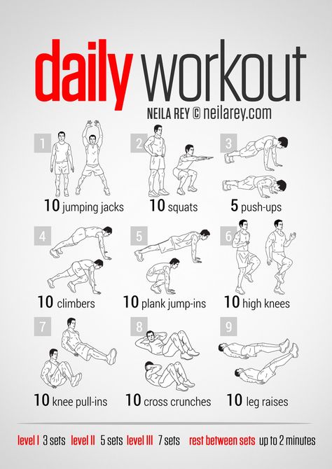 This is the perfect workout for those days when you’re not sure what you want to do or you just want something quick. At ten reps per exercise, there really is no excuse not to do it. Maximize Your Results From This … Read More Darbee Workout, Easy Daily Workouts, Abdomen Plat, Workout Hiit, Gym Antrenmanları, Fitness Facts, Workout Routine For Men, Daily Exercise Routines, Hiit Workouts