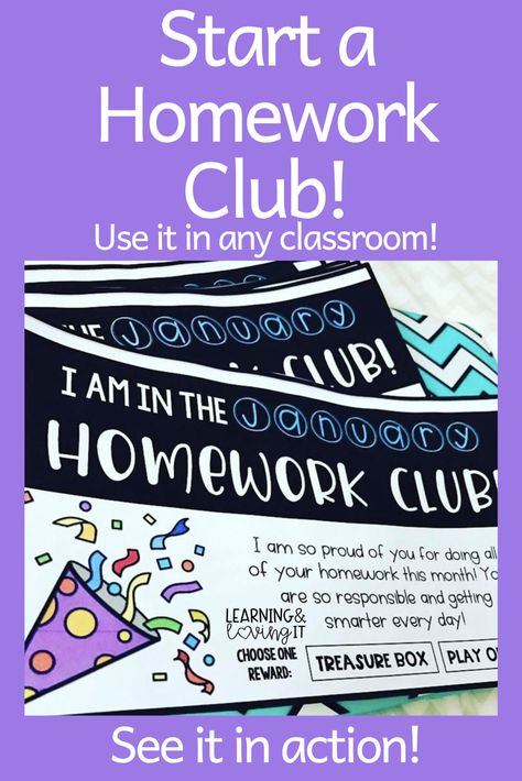 Homework Club Ideas Classroom, 3rd Grade Homework, 1st Grade Homework, Homework Club, Homework Ideas, Tech Lab, Homework Folder, Organized Classroom, Homework Incentives