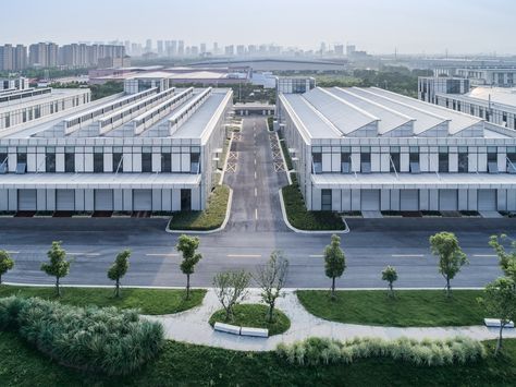 Factory Design Industrial, Warehouses Architecture, Industrial Building Design, Industry Building, Industry Architecture, Factory Architecture, Architecture Portfolio Design, Warehouse Design, Factory Building