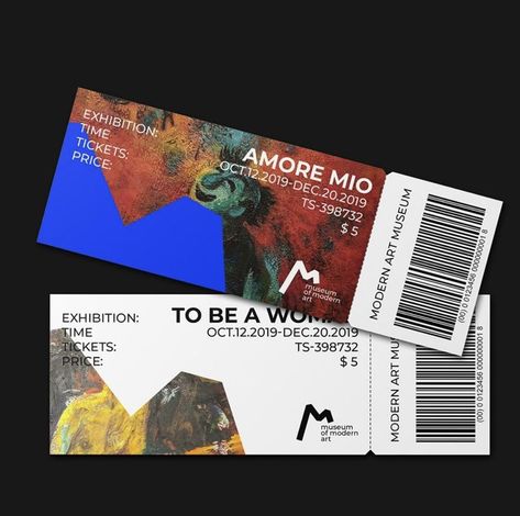 Museum Identity, Museum Branding, Graphic Design Cv, Gfx Design, Voucher Design, Page Layout Design, Geometric Shapes Art, Ticket Design, Vi Design