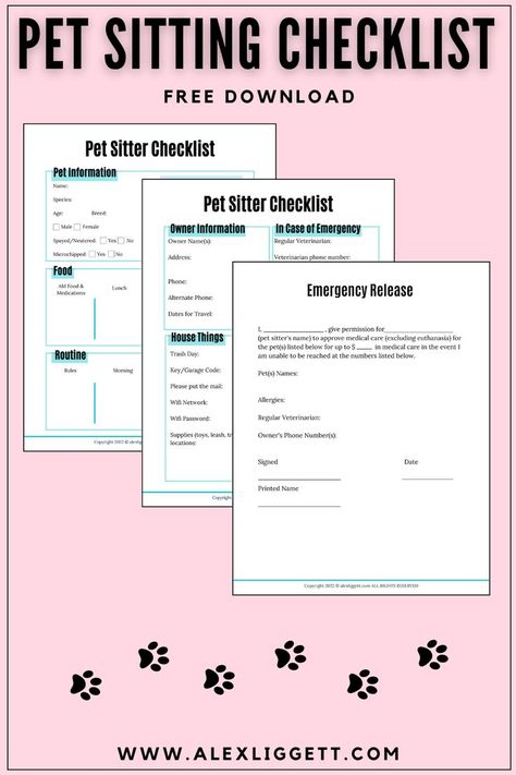 pet sitter instructions | pet sitter instructions template | pet sitter instructions funny | pet sitter instructions free printable | pet sitter instructions free | house and pet sitter instructions | pet sitter instructions checklist Cat Sitter Instructions Free Printables, House Sitter Instructions, Dog Essentials Products, Dog Sitter Instructions Template, Pet Sitting Price List, Dog Sitter Instructions, Pet Sitting Contract, Pet Sitter Instructions, New Puppy Checklist