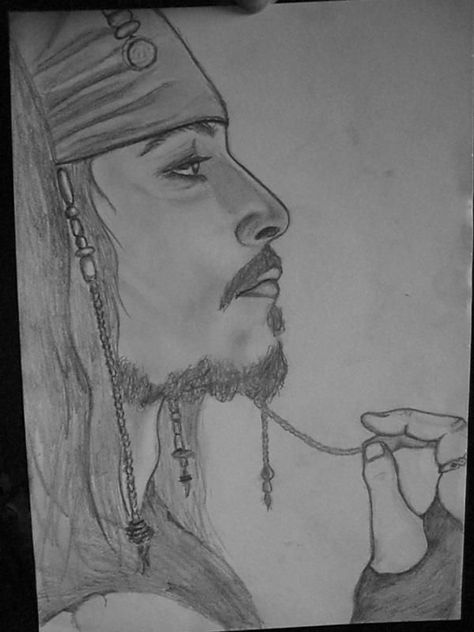 Captain Jack Sparrow Drawing, Jack Sparrow Dibujo, Jack Sparrow Sketch, Jack Sparrow Drawing, Captian Jack Sparrow, Sparrow Drawing, Skitse Bog, Sparrow Art, رسم كاريكاتير