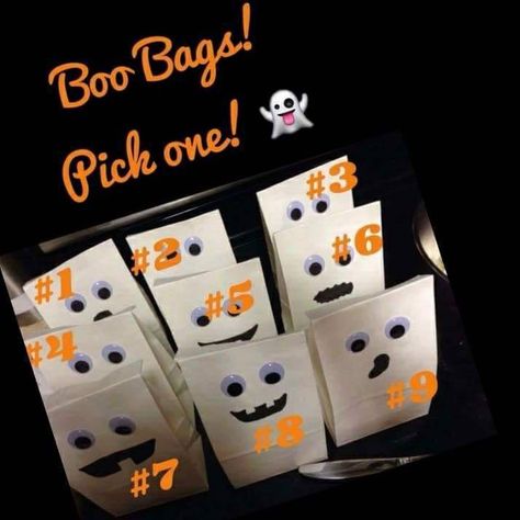 Boo Bags, adult treats for Halloween Mary Kay Halloween, Boo Bags, Treats For Halloween, Boo Boo Bags, Halloween Goodie Bags, Halloween Pictures, Goodie Bags, Color Street, Halloween Treats