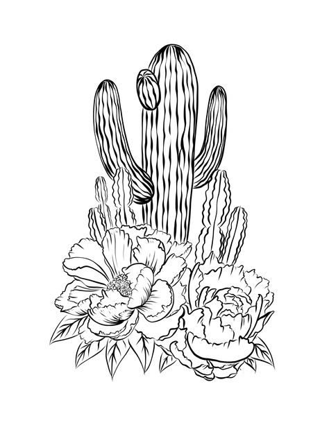 Floral & Cactus Paintings & Illustrations by Philip Boelter | Boelter Design Co. Finger Tattoos Western, Western Tattoos Ideas, Tattoos Cowgirl, Tattoos Cowboy, Western Tattoo Ideas, Tattoos Western, Punchy Western Tattoos, Simbolos Tattoo, Western Tattoo