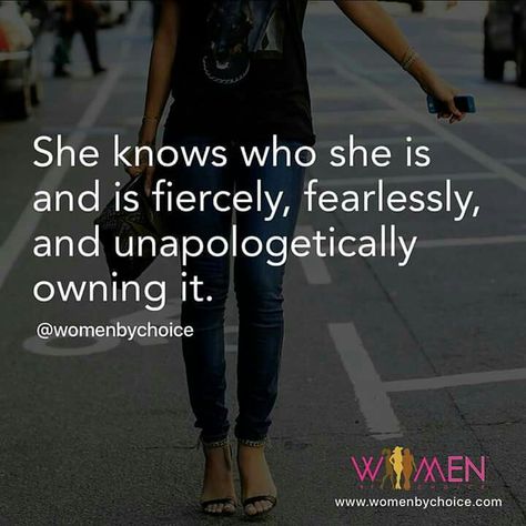 #Quote #womenbychoice #knows #fiercely #fearlessly #unapologetically #owning #BeBlessed Fearless Women Quotes, Quotes Fearless, Fierce Quotes, Fearless Quotes, No Ordinary Girl, Feminine Quotes, Fierce Women, Boss Babe Quotes, Babe Quotes