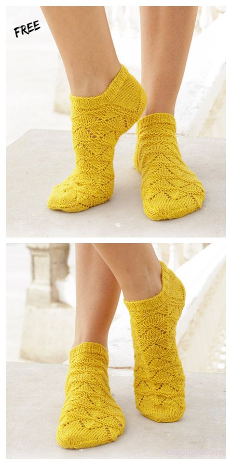 Yoga socks knitting pattern