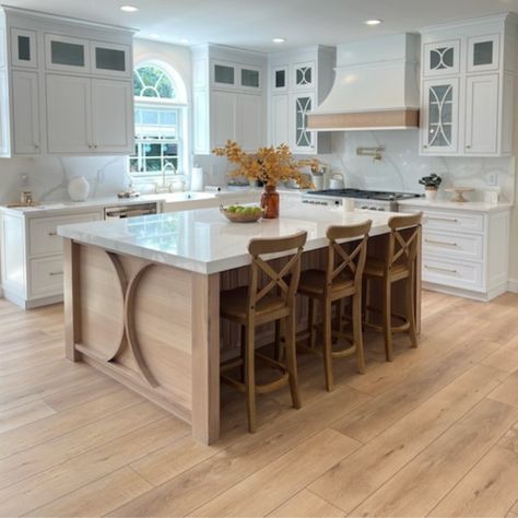 COREtec PRO Plus HD 9" Ravenswood Oak VV488-2091A SPC Vinyl Flooring Flooring With Cream Cabinets, Coretec Ravenswood, Coretec Blonde Oak, Ravenswood Oak Coretec, Coretec Ravenswood Oak, White Oak Floors Kitchen, Ravenswood Oak, Kitchen Vinyl Flooring, Oak Floor Kitchen