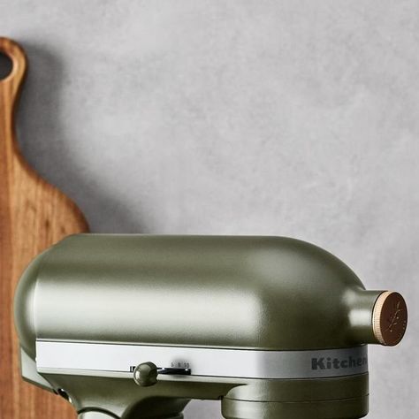 Williams Sonoma on Instagram: "Introducing the KitchenAid Evergreen Artisan Design Series Stand Mixer, now available at Williams Sonoma. Featuring a stunning green hue, walnut wood bowl, and exclusive accents, this mixer isn’t just for mixing—it’s here to turn your kitchen into a woodland wonderland. Shop through our link in bio." Juniper Kitchenaid, Kitchenaid Evergreen, Woodland Wonderland, Wood Bowl, Stand Mixer, Artisan Design, Wood Bowls, Williams Sonoma, Kitchen Items