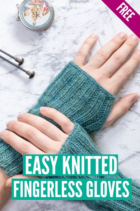 Easy Gloves Knitting Pattern, Finger Less Gloves Knitting, Knitting Mittens For Beginners, Knitting Gloves Fingerless, Fingerless Glove Knitting Patterns Free, Knitting Patterns Free Fingerless Gloves, How To Knit Fingerless Gloves Easy, How To Knit Gloves For Beginners, Easy Knit Mittens For Beginners