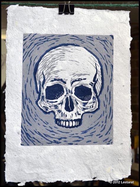 Skull Lino Print, Animal Skull Illustration, Skull Linocut, Print Making Designs, Printmaking Ideas, Hex Girls, Linoleum Print, Arte Grunge, Lino Art