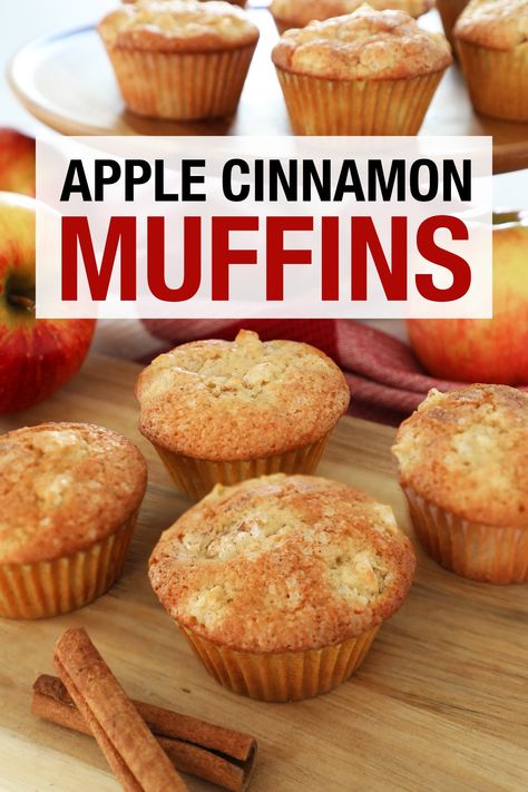 Confectionary Sugar Frosting, Muffins From Scratch, Apple Cinnamon Muffins Recipe, Baked Brie Appetizer, Lemon Raspberry Muffins, Oat Crumble Topping, Breakfast Cakes, Best Apples For Baking, On The Go Breakfast