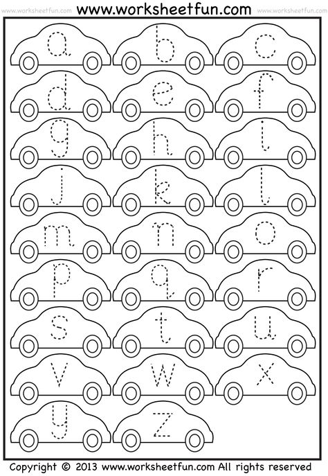 Small Letter Tracing Rozpoznawanie Liter, Tracing Alphabet, Tracing Worksheets Free, Abc Tracing, Abc Worksheets, Alphabet Worksheets Kindergarten, Transportation Preschool, Preschool Tracing, Letter Tracing Worksheets